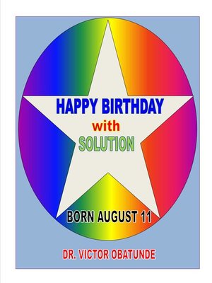 cover image of BORN AUGUST 11